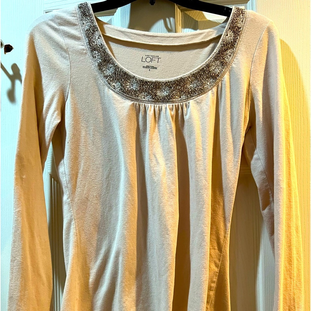 Pretty Top with a Little Bling
